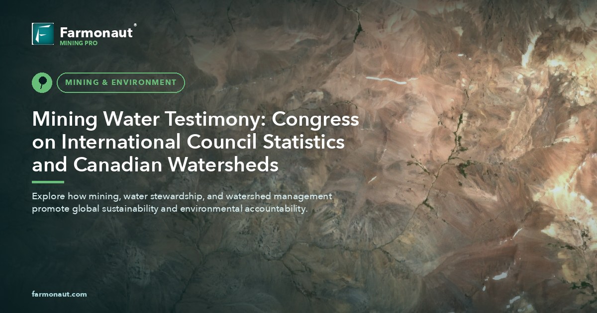 Mining Water Testimony: Congress On International Council Statistics And Canadian Watersheds
