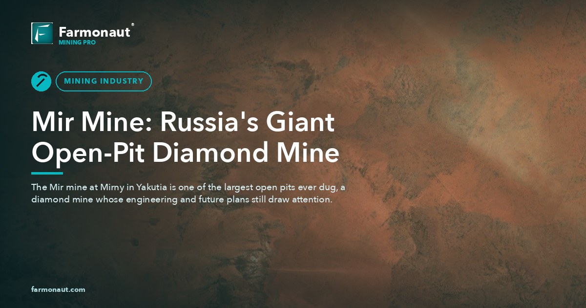 Mir Mine: Russia'S Giant Open-Pit Diamond Mine