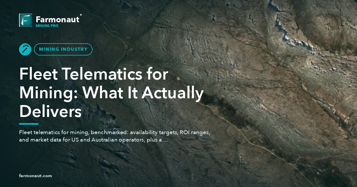 Fleet Telematics For Mining: What It Actually Delivers