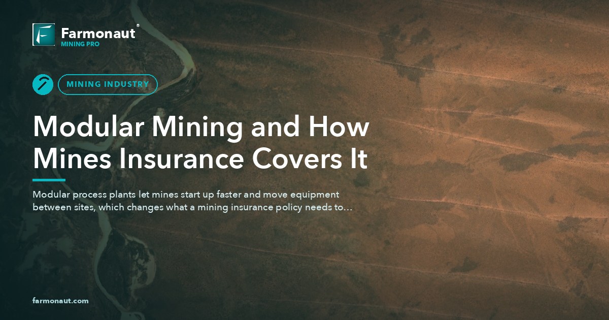 Modular Mining And How Mines Insurance Covers It