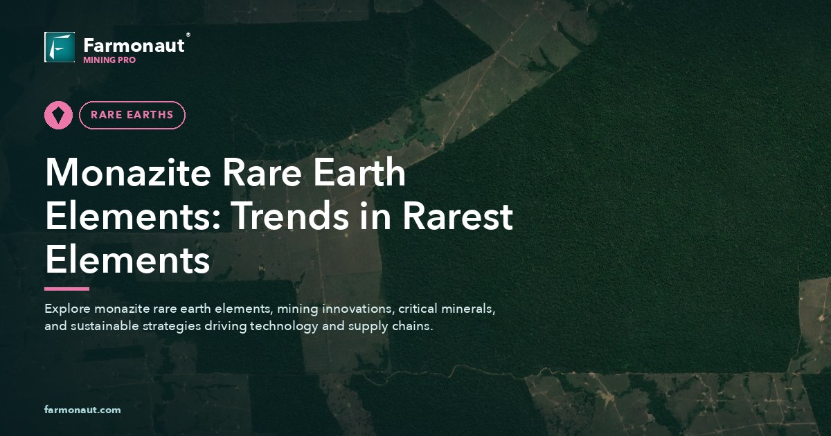 Monazite Rare Earth Elements: Trends In Rarest Elements