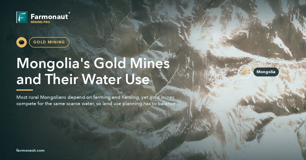 Mongolia'S Gold Mines And Their Water Use