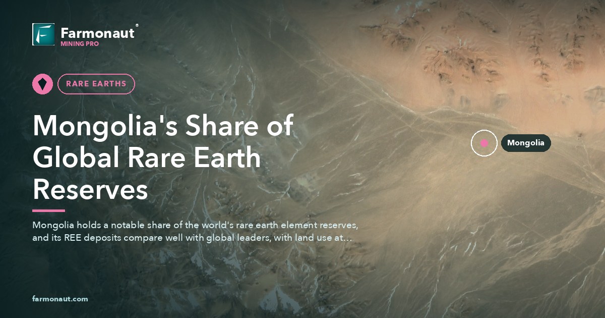 Mongolia'S Share Of Global Rare Earth Reserves