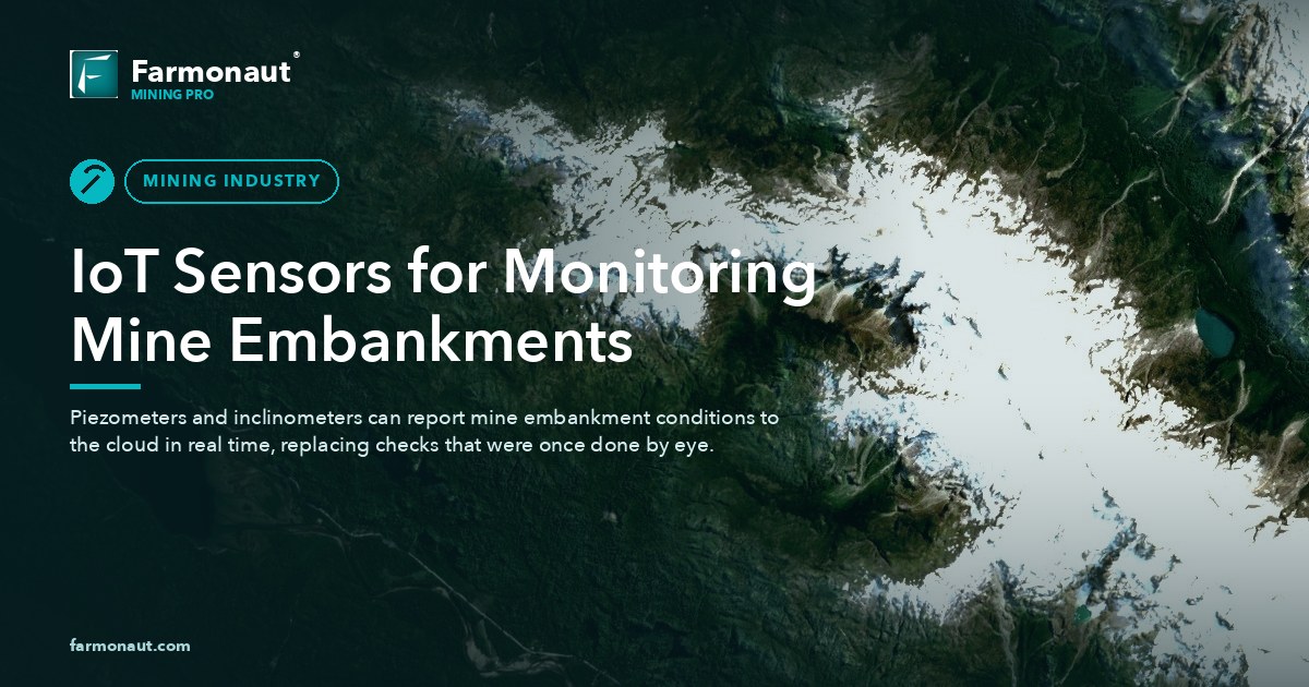 Iot In Mining: Sensors, Embankments &Amp; Cloud Checklist 51 Iot Sensors For Monitoring Mine Embankments