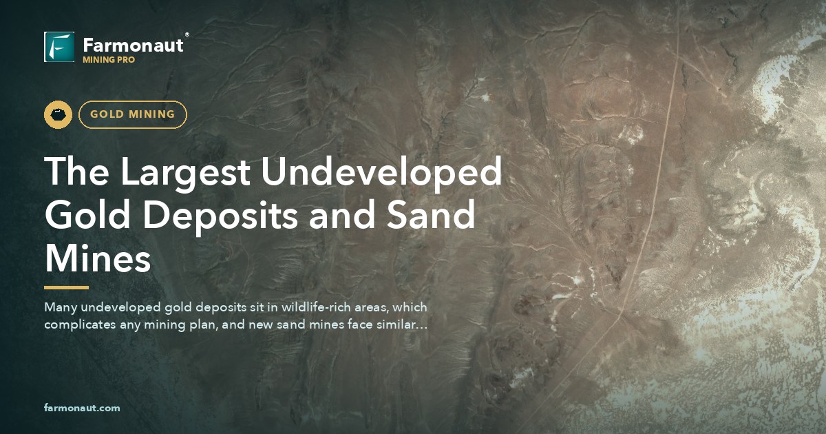 The Largest Undeveloped Gold Deposits And Sand Mines