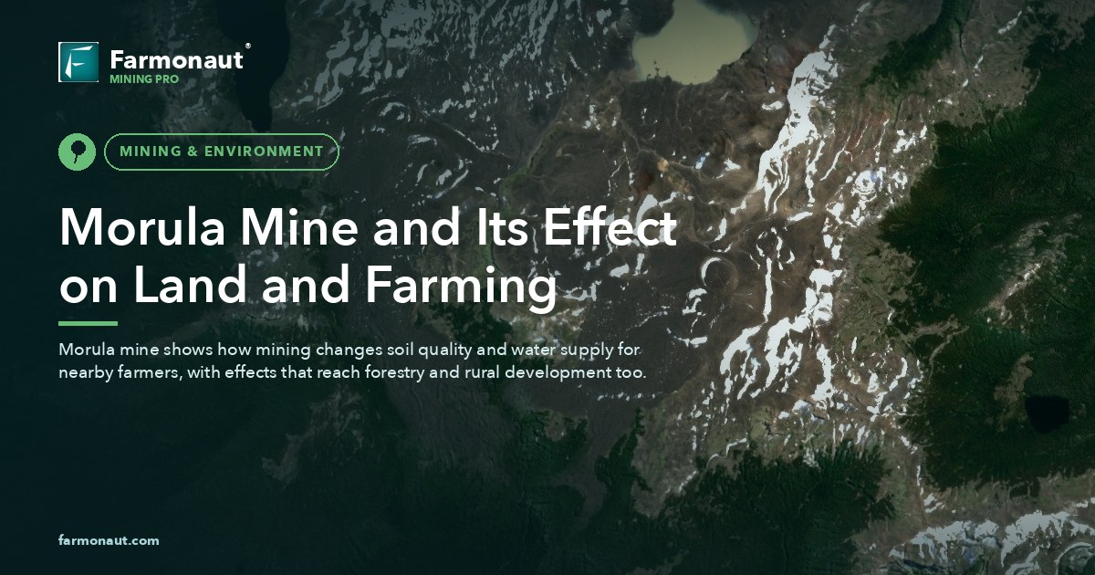Morula Mine And Its Effect On Land And Farming