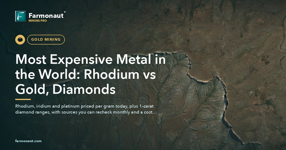 Most Expensive Metal In The World: Rhodium Vs Gold, Diamonds