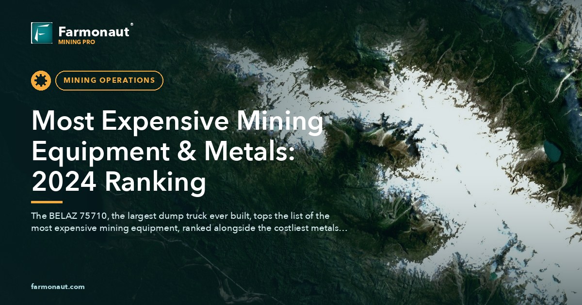 Most Expensive Mining Equipment &Amp; Metals: 2024 Ranking