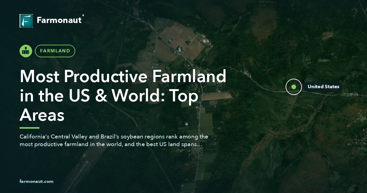 Most Productive Farmland In The Us &Amp; World: Top Areas