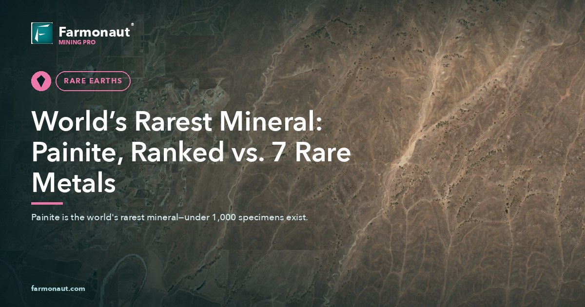World’s Rarest Mineral: Painite, Ranked Vs. 7 Rare Metals
