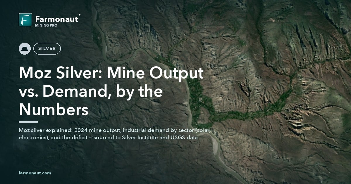 Moz Silver: Mine Output Vs. Demand, By The Numbers