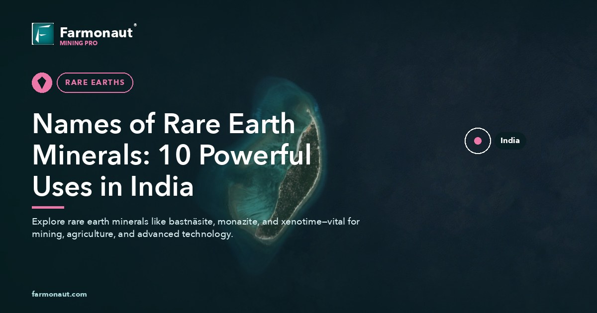 Names Of Rare Earth Minerals: 10 Powerful Uses In India