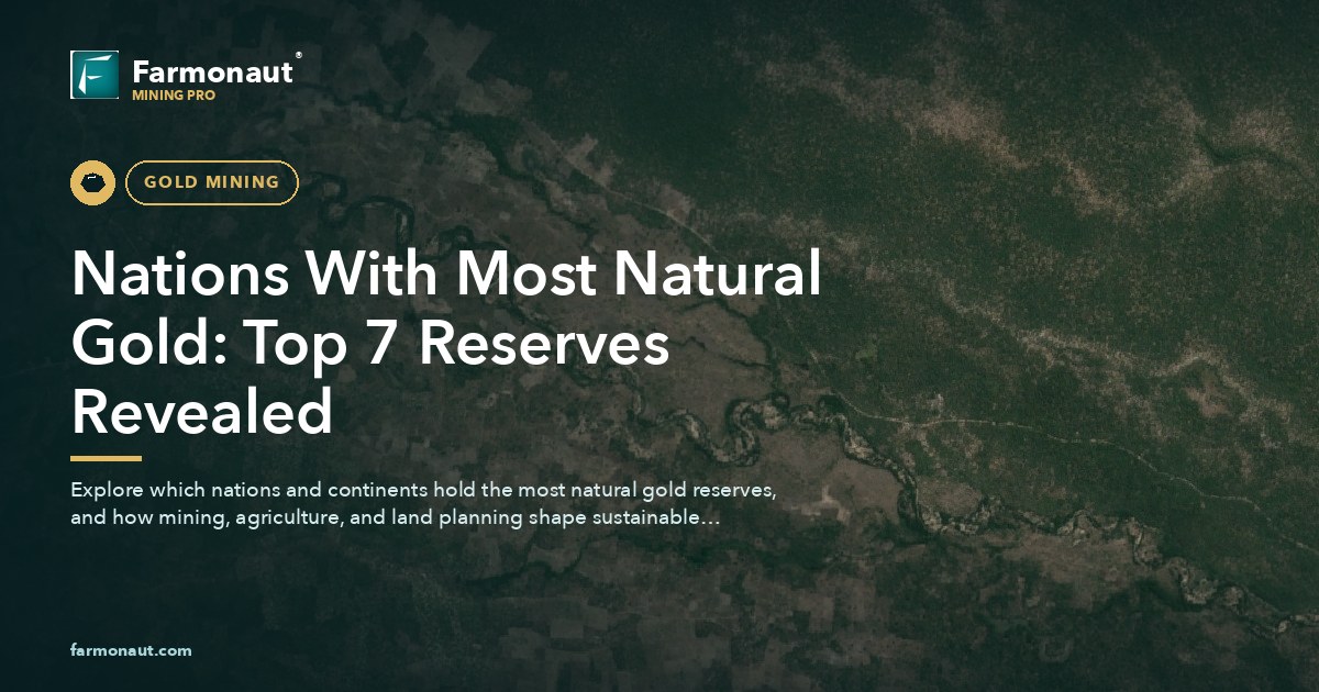 Nations With Most Natural Gold: Top 7 Reserves Revealed