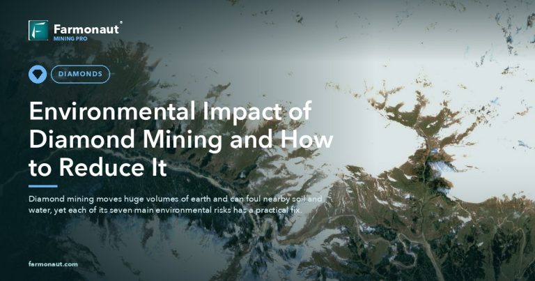 Natural Diamond Mining 7 Environmental Impact Risks Fixes Farmonaut 2