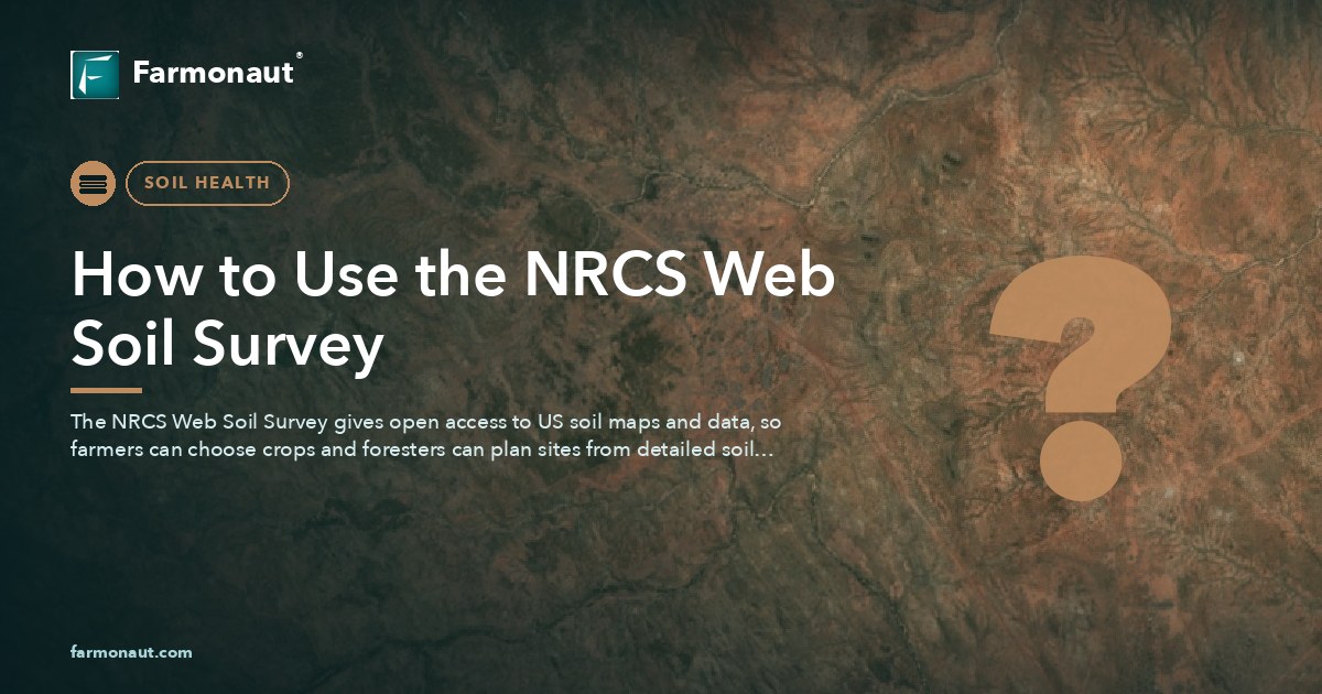 How To Use The Nrcs Web Soil Survey