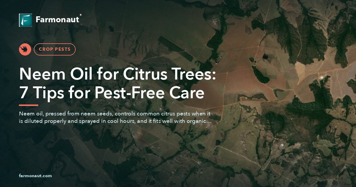 Neem Oil For Citrus Trees: 7 Tips For Pest-Free Care
