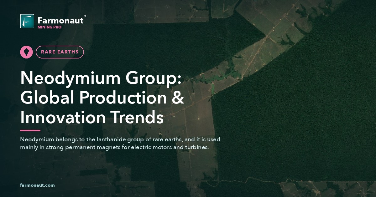 Neodymium Group: Global Production &Amp; Innovation Trends
