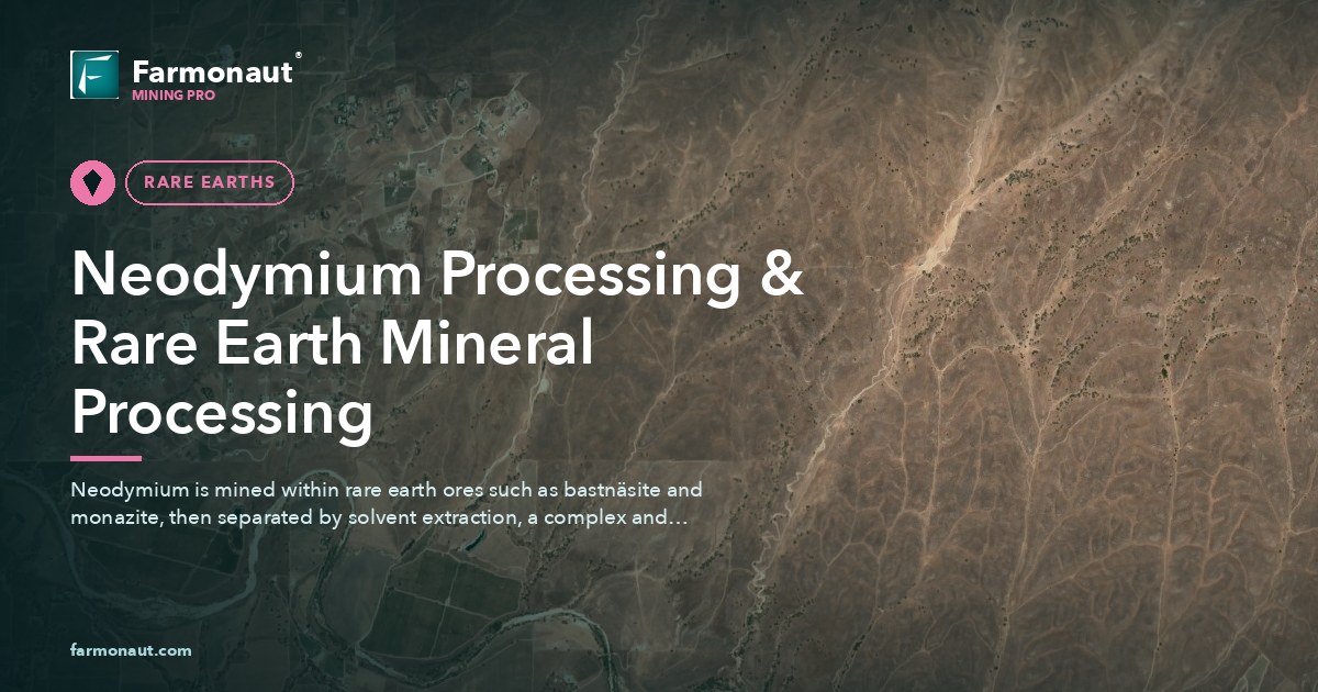 Neodymium Processing &Amp; Rare Earth Mineral Processing