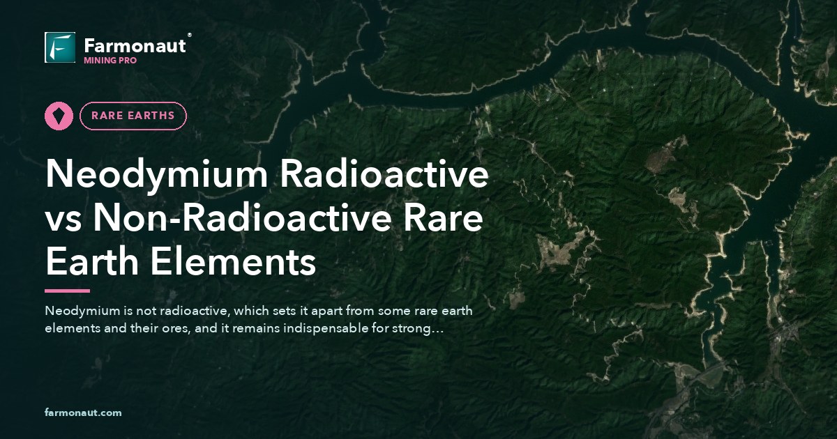 Neodymium Radioactive Vs Non-Radioactive Rare Earth Elements