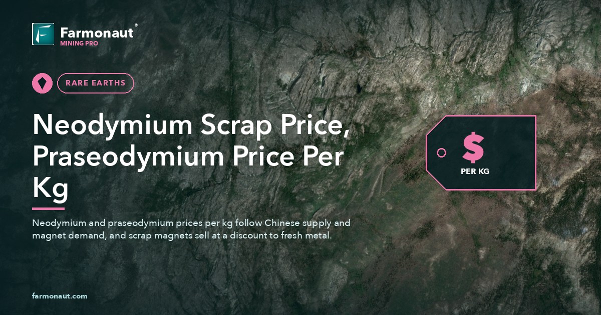 Neodymium Scrap Price, Praseodymium Price Per Kg