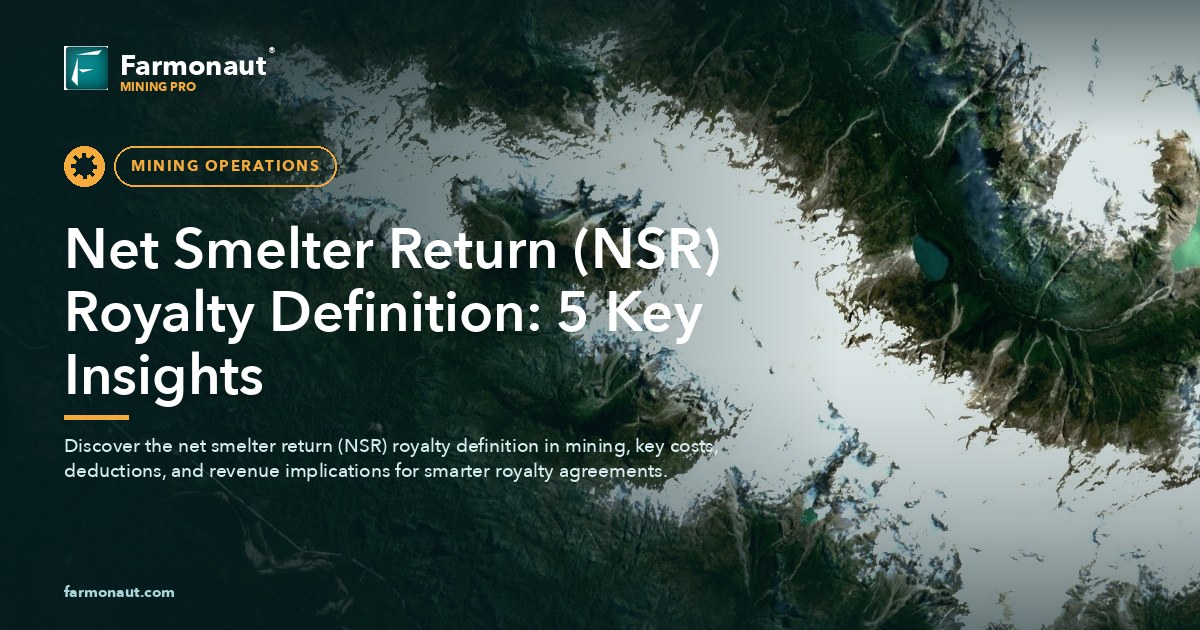 Net Smelter Return (Nsr) Royalty Definition: 5 Key Insights