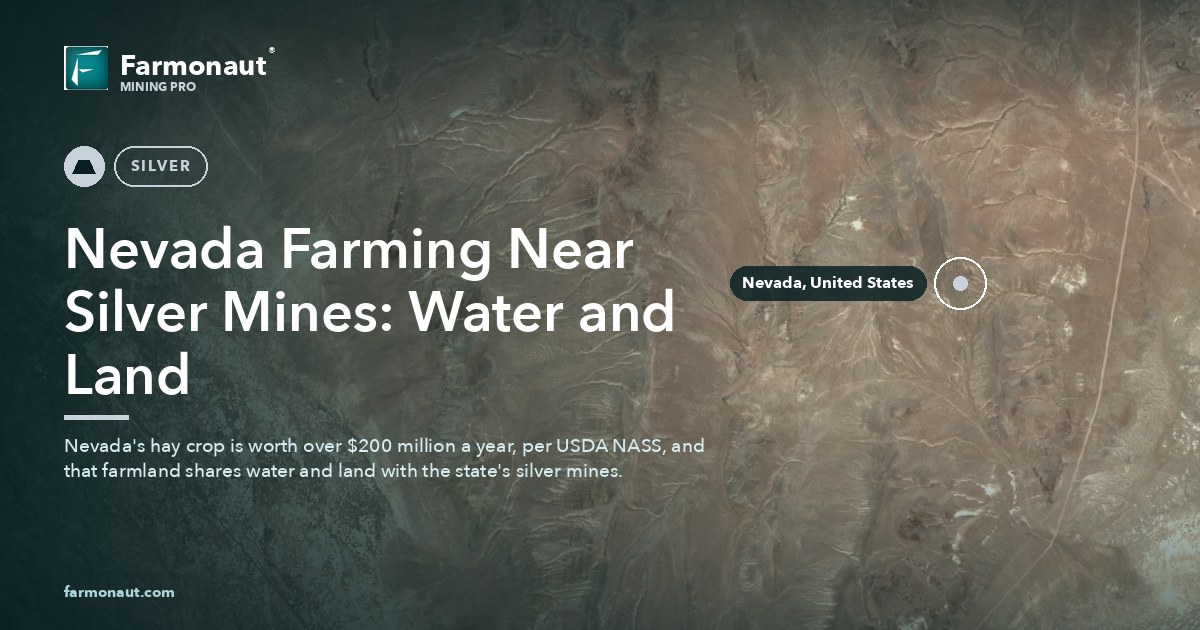 Nevada Agriculture Near Silver Mines: Water, Land, Data 45 Nevada Farming Near Silver Mines: Water And Land