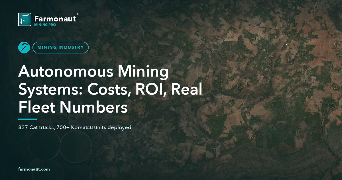 Autonomous Mining Systems: Costs, Roi, Real Fleet Numbers