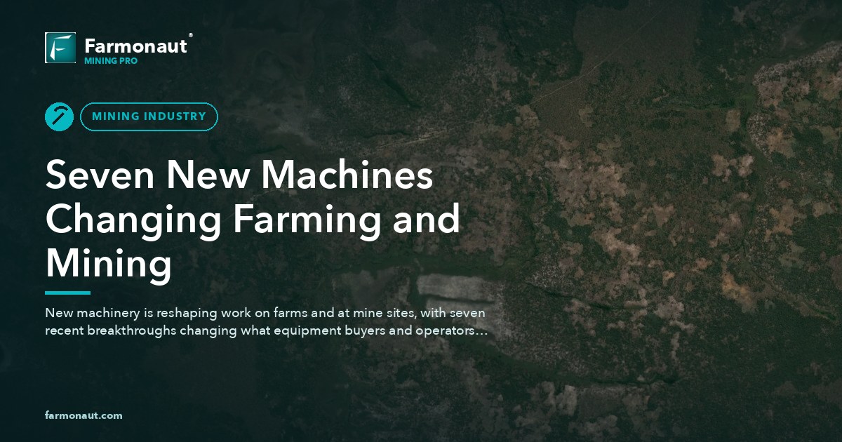 Seven New Machines Changing Farming And Mining