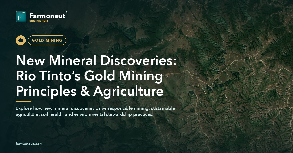 New Mineral Discoveries: Rio Tinto’s Gold Mining Principles &Amp; Agriculture