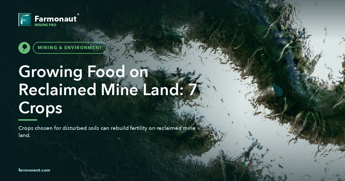 New World Mining Food: Top 7 Crops For Reclaimed Land 44 Growing Food On Reclaimed Mine Land: 7 Crops
