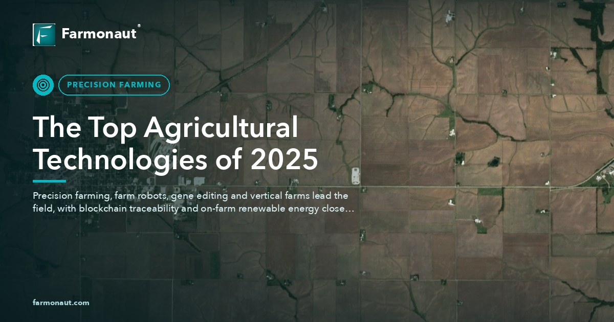 The Top Agricultural Technologies Of 2025