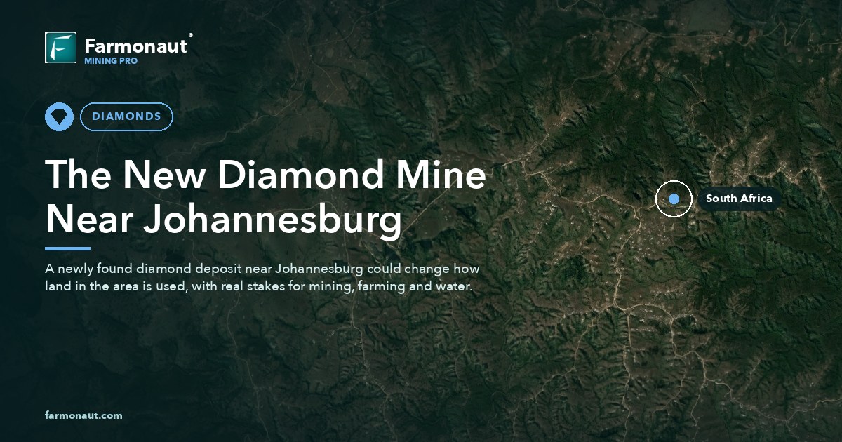 The New Diamond Mine Near Johannesburg