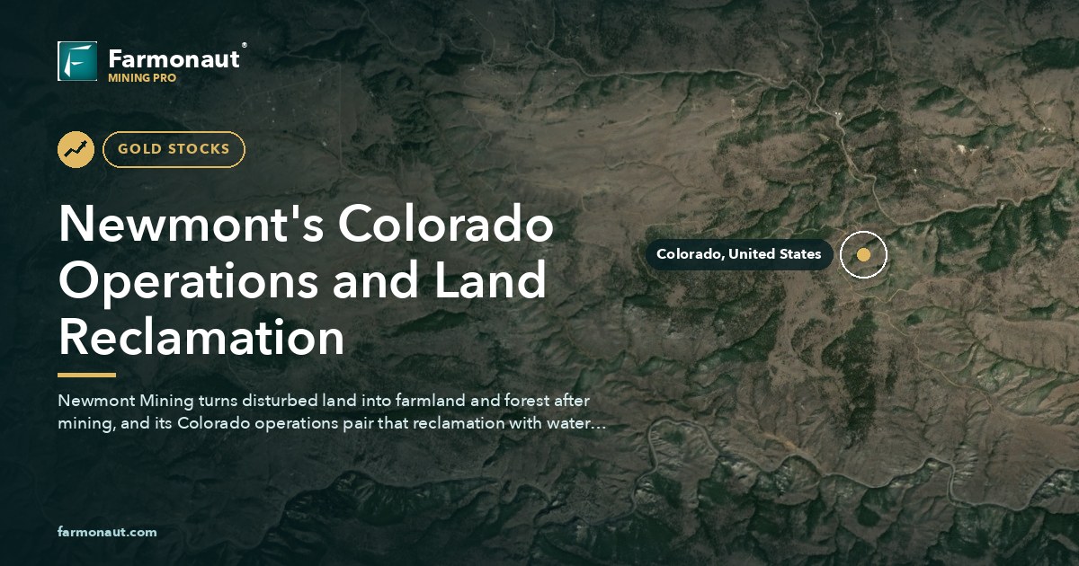 Newmont'S Colorado Operations And Land Reclamation
