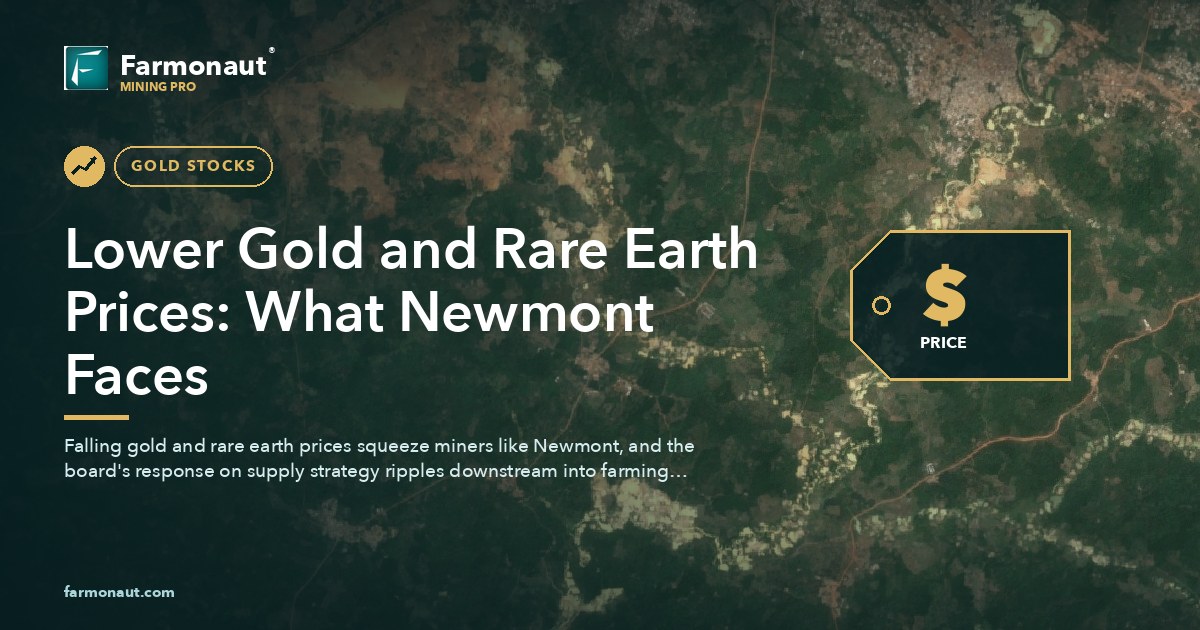 Lower Gold And Rare Earth Prices: What Newmont Faces