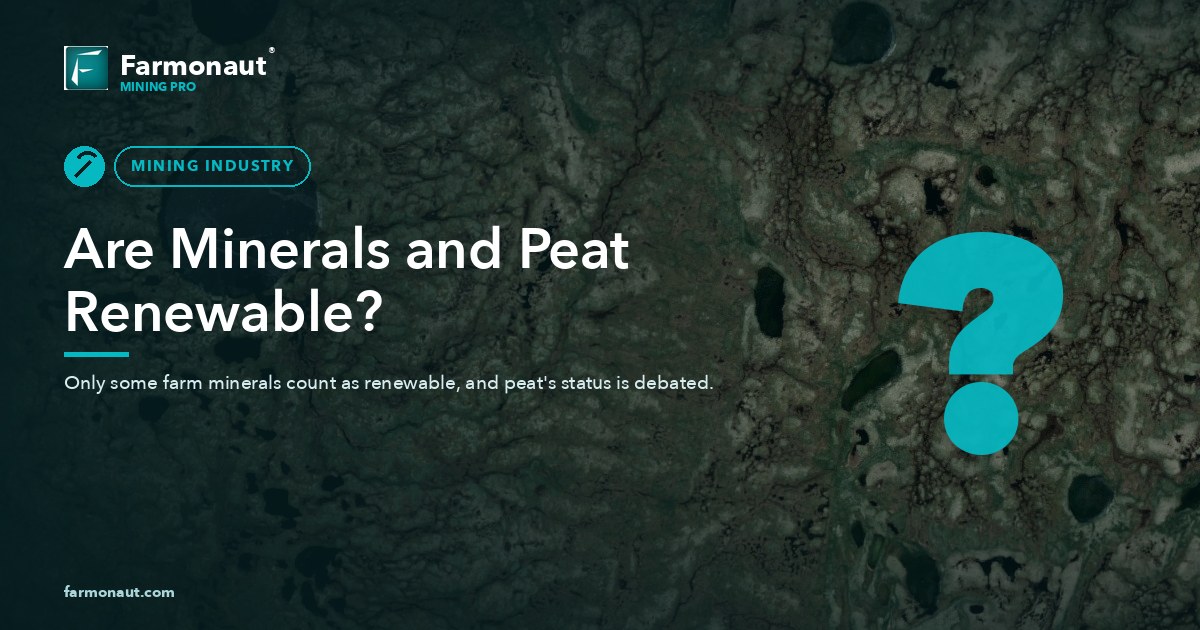 Are Minerals And Peat Renewable?