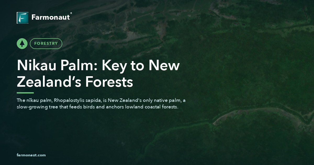 Nikau Palm: Key To New Zealandโs Forests 16 Nikau Palm: Key To New Zealandโs Forests