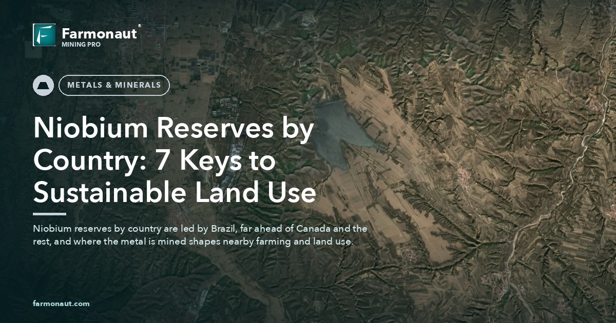 Niobium Reserves By Country: 7 Keys To Sustainable Land Use 156 Niobium Reserves By Country: 7 Keys To Sustainable Land Use