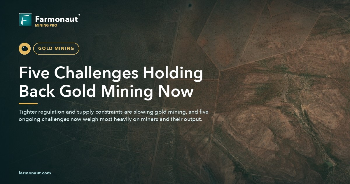 Five Challenges Holding Back Gold Mining Now