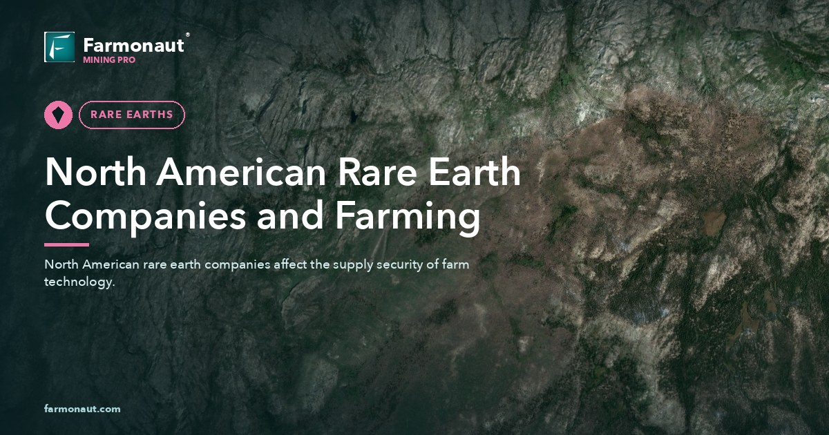 North American Rare Earth Companies And Farming