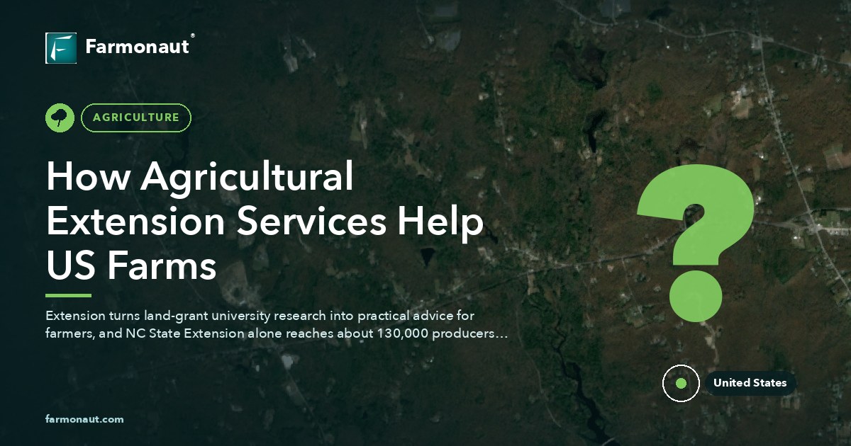 How Agricultural Extension Services Help Us Farms