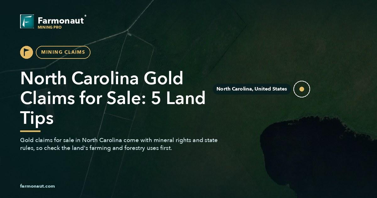 North Carolina Gold Claims For Sale: 5 Land Tips