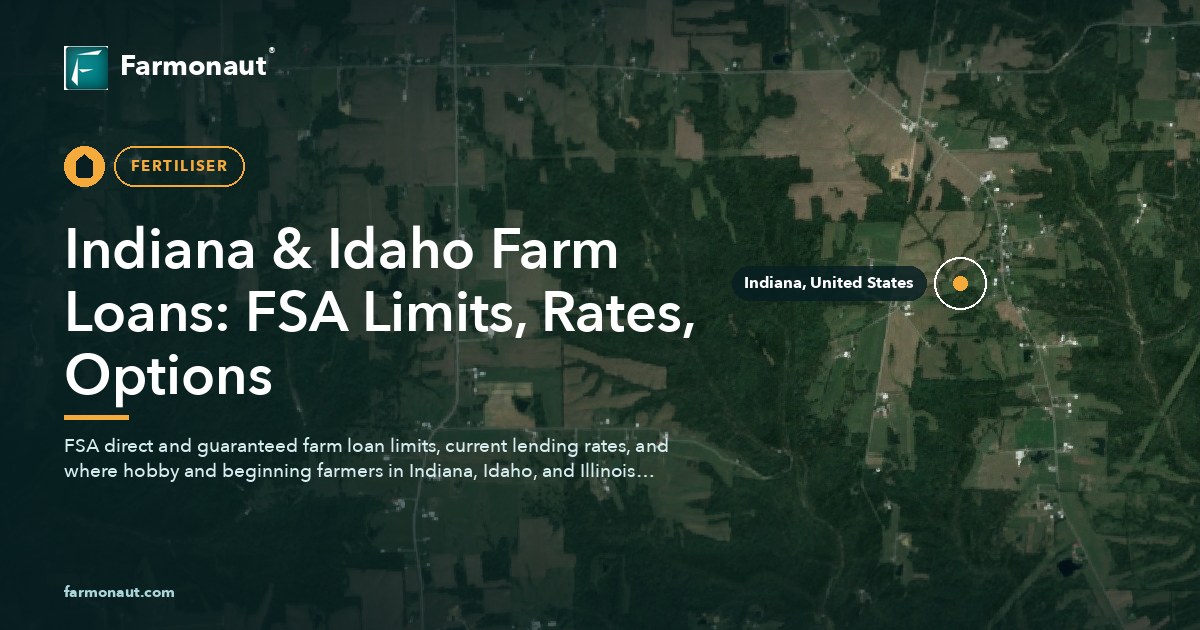 Indiana &Amp; Idaho Farm Loans: Fsa Limits, Rates, Options
