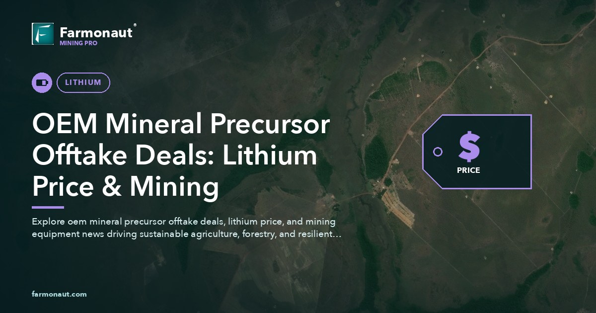 Oem Mineral Precursor Offtake Deals: Lithium Price &Amp; Mining