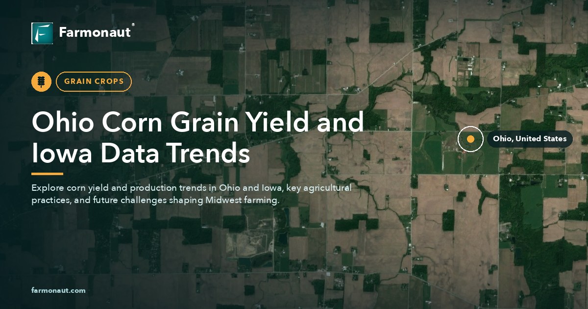 Ohio Corn Grain Yield And Iowa Data Trends