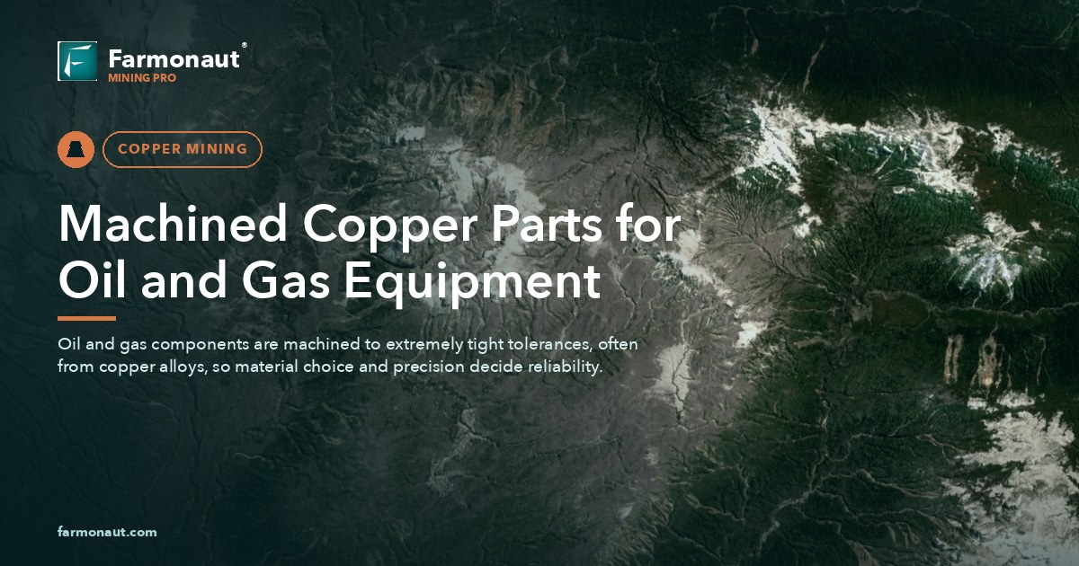 Machined Copper Parts For Oil And Gas Equipment