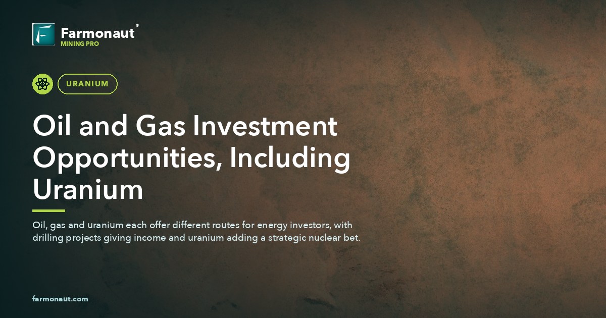 Oil And Gas Investment Opportunities, Including Uranium