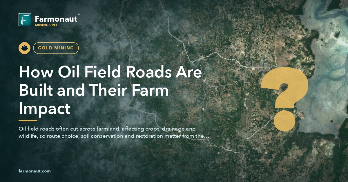 How Oil Field Roads Are Built And Their Farm Impact