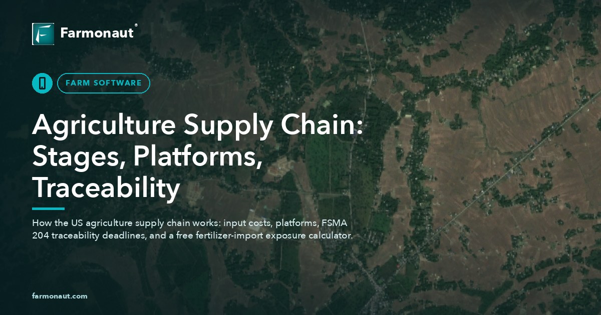 Agriculture Supply Chain: Stages, Platforms, Traceability