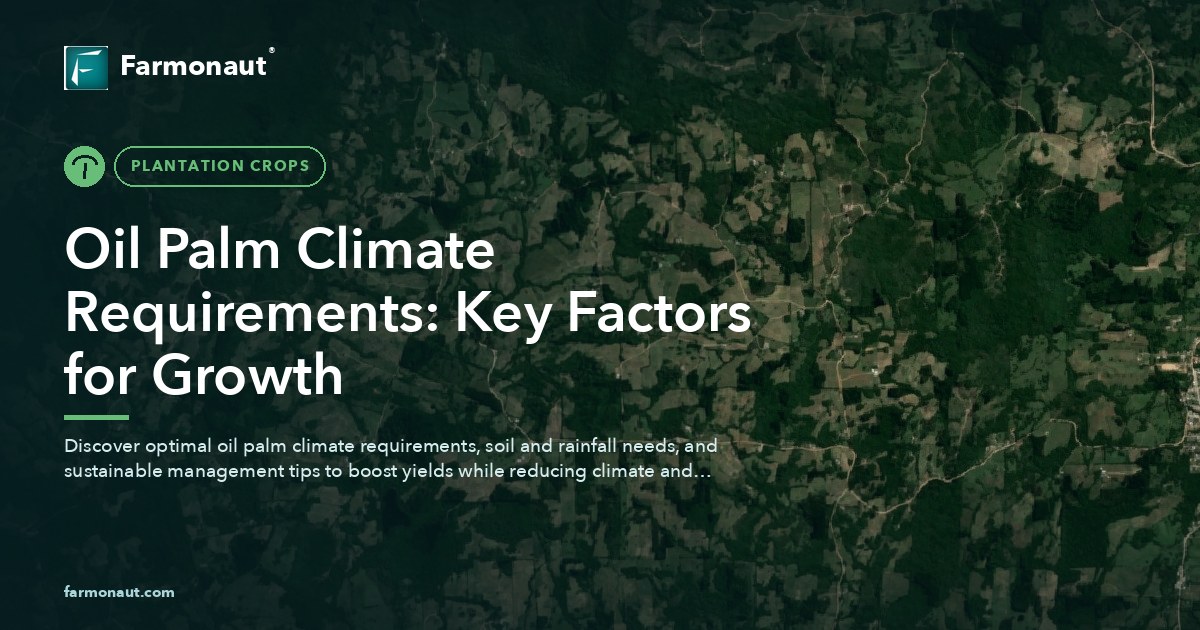 Oil Palm Climate Requirements: Key Factors For Growth
