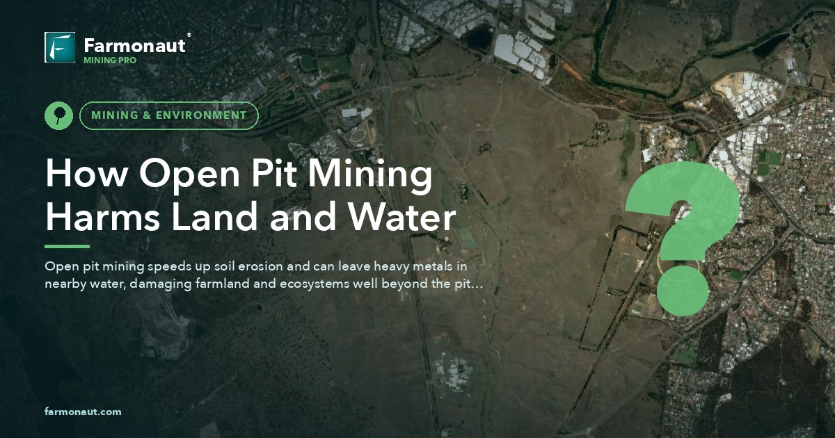 How Open Pit Mining Harms Land And Water